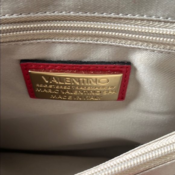 Valentino Red Quilted Leather Shoulder Bag - Picture 3 of 5